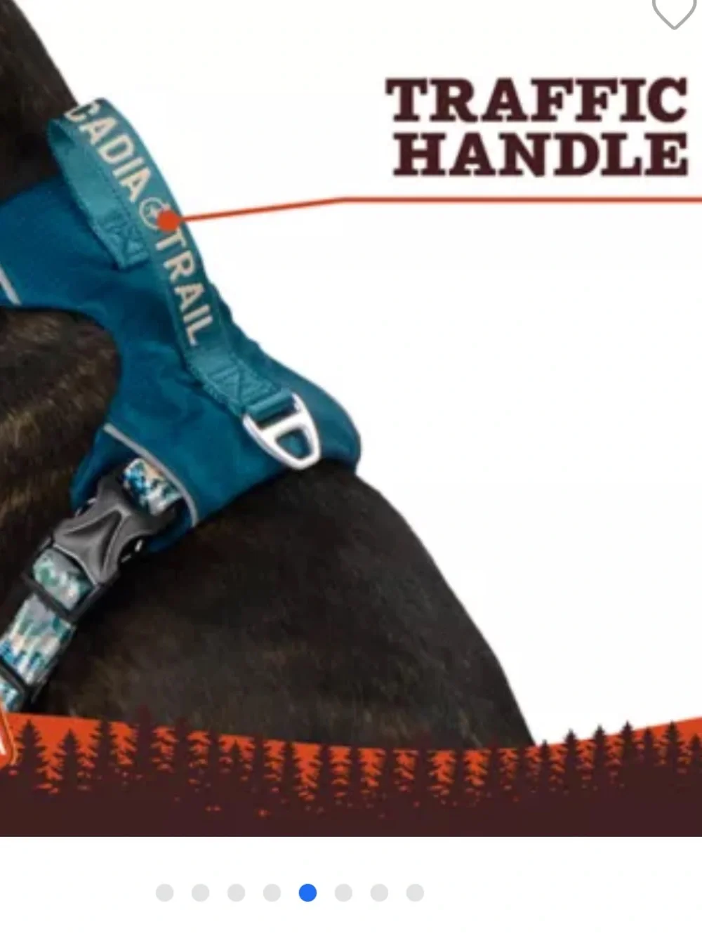 Arcadia Trail Lightweight Dog Harness Medium Mountain Hiking Walks Comfy EUC
